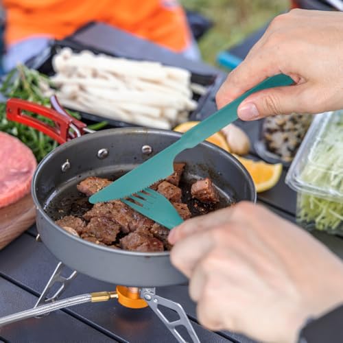 Wheat Straw Tableware Set Unbreakable Dinnerware with Reusable Utensils Lightweight Plates Bowls and Cutlery for Home Picnic Travel Dishwasher Safe