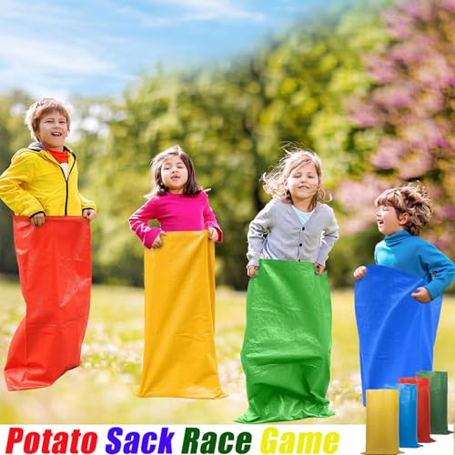 （24pcs） Outdoor Sports, Potato Bag Race Bag, Egg Spoon Relay Race, Three-Legged Race Belt, Birthday Parties, School Days, Family reunions, Outdoor fairs, lawns, Easter, Autumn Festival Game Supplies.