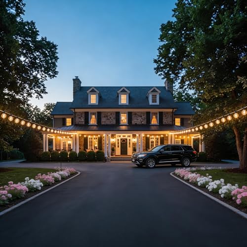 RTTY 200 FT Outdoor String Lights Patio Light for Outside, Waterproof G40 Shatterproof LED Bulbs, Dimmable Hanging Connectable Globe Lighting for Backyard, Cafe, Bistro, Market, Balcony, Porch, 2700K - size: 200FT