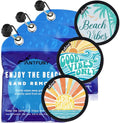 Antfuny 3 Pack Sand Rremover for Beach Sand Eraser for Vacation Adult Turkish Towel Microfiber Large Chair Umbrella Backpack Towel Folding Tent Sun Shelter Portable Shade Canopy Blanket Mat Table - color: 3pcs Sunshine Good Wave