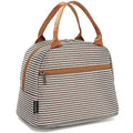 FlowFly Insulated Lunch Cooler Bag - Tote Bag Organizer for Women/Men, Coffee - color: Coffee