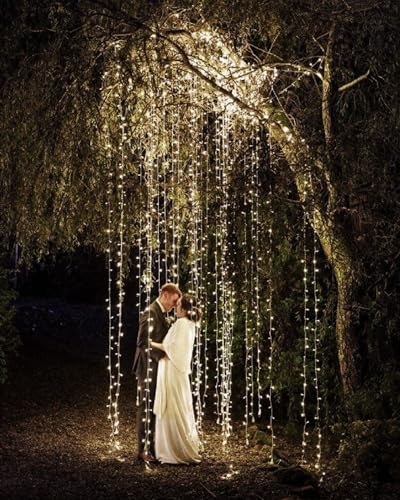 Fairy Lights Battery Operated, Firecracker String Lights Waterproof Silver Wire 5 Feet 60 Led Cluster Starry Lights for DIY Wreath Home Wedding Party Bedroom Mason Jar Holiday Christmas, Pure White - color: Pure White
