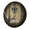 Solid Wood NFL Hook & Ring Toss Set with Direct Print HD Team Graphics – Easy Hang Hook and Ring Toss Target – Great Gift for Any Football Fan! Ring Toss Family Game for a Game Room