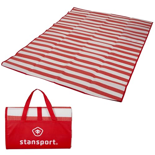 Stansport Tatami Straw Ground Mat 60" L x 78" W - color: Red