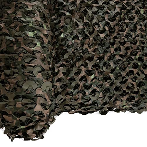 CamoSystems Reinforced Camouflage Netting | 3D Camo Nets, Waterproof & UV Protection, Silent Rip-Stop Fabric - color: Digital Woodland, size: Large, 9'10" x 19'8" L