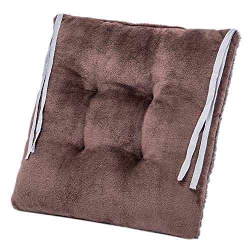 WONDER MIRACLE 4 in 1 Pack Chair Pads | Seat Cushion，Machine Wash & Dryer Friendly (F&F 16"×16", Eagle Grey) - color: Eagle Grey, style: F&F 16"×16"