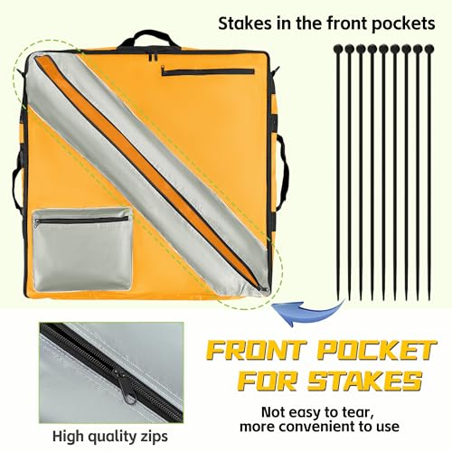 Storage Bag of Dog Playpen, Portable Dog Fence Bag for RV Travel, Compatible with Most 24" H, 8-Panel and 9-Stake Pet Fence Shoulder Bag