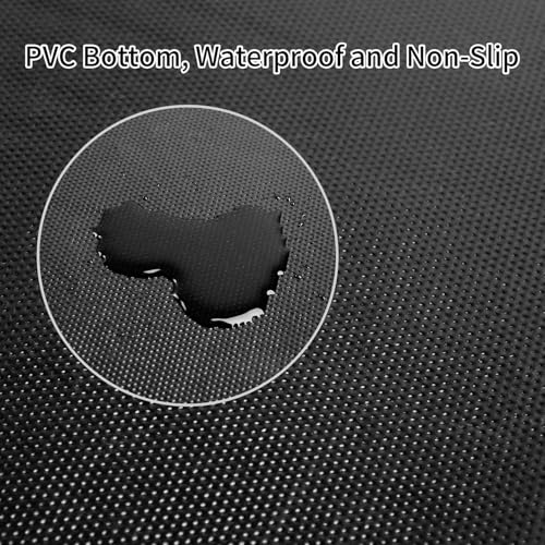 TANYOYO 3' X 6' Commercial Grade Door Floor Mat Brush Step Entrance Mat Vinyl Backed Utility Doormat Heavy Duty Floor Rugs Commercial Outdoor Carpet Indoor Entrance Mat，Black - color: Black, size: 3'4" x 6' (Rectangular)