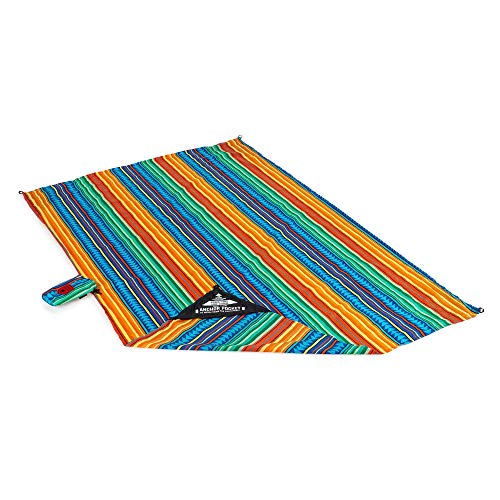 GRAND TRUNK Adventure Sheet Outdoor Blanket | Sand-Proof, Water-Resistant Beach & Picnic Blanket for Camping & Travel | Lightweight, Compact 7' x 7' | Cabo - color: Cabo
