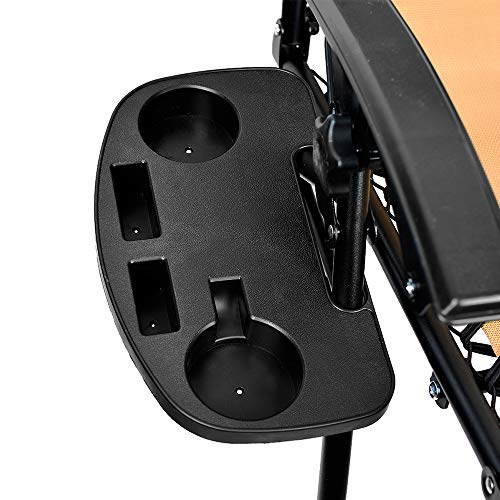 C-CHAIN Zero Gravity Chair Tray (Medium, 2 pcs) - color: Medium, size: 2 pcs