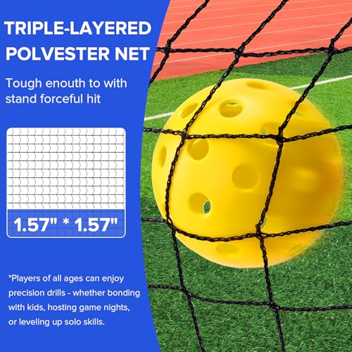 GOOX 6FT Small Mini Pickleball Net Set - Quick Setup Indoor/Outdoor Portable Practice Net - style: Pickleball Net Set with Paddles