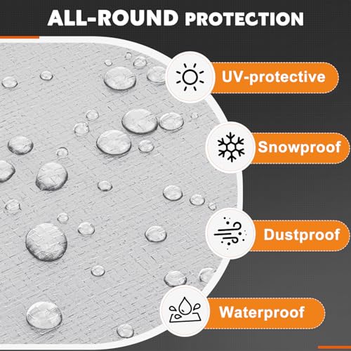 Keten Tarps Heavy Duty Waterproof 8X20 Feet, Extra Thick 16 Mil, Tear & Fade Resistant, UV Blocking, Outdoor Tarp with Reinforced Grommets for Roof, Camping, Patio, Pool, Boat(Silver/Black) - color: 16mil Sliver/Black, size: 8x20ft
