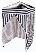 Impact Canopy 4' x 4' Portable Dressing Room, Pop Up Portable Changing Room, Navy Blue / White - color: Navy Blue / White