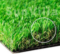 SunVilla Artificial Grass Rug Indoor Outdoor, 1ft x 13ft (13 Square FT) Realistic Thick Synthetic Fake Grass Mat for Dogs, Garden Lawn Landscape Patio Grass - size: 1 FT x 13 FT (13 Square FT)