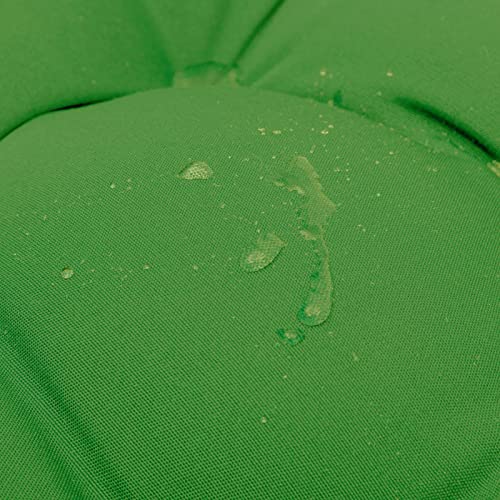 QILLOWAY Outdoor High Back Chair Cushion for Adirondack, All Weather Rocking Chair Cushions Thick Padded Replacement for Patio Furniture,Green - color: Green