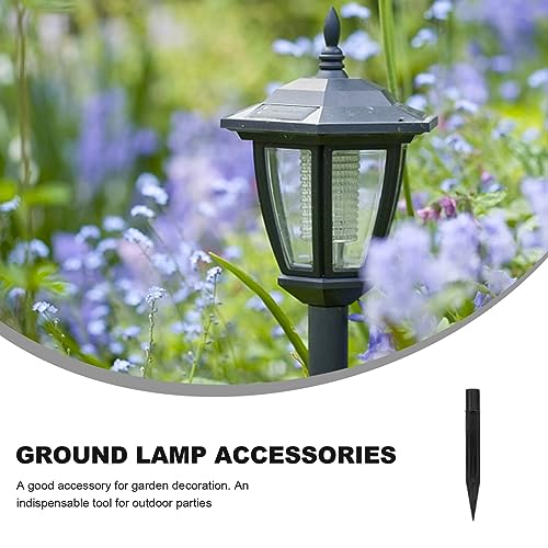 Uonlytech 10Pcs Solar Light Stakes Replacement Durable Plastic Ground Spikes for Garden Lamps Outdoor Pathway Solar Lamp Support Accessories Easy Install 6.10In - size: 16X1.7CM