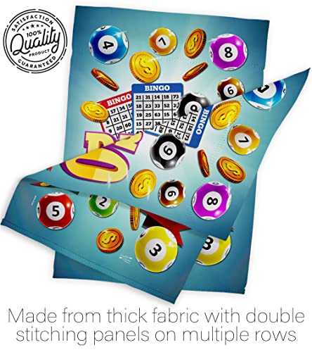 Bingo Win Night Garden House Flag Set Interests Game Bunco Dice Poker Hobbies Leisure Activity Decoration Banner Small Yard Gift Double-Sided, Made in USA