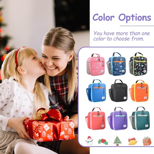 CaCTOUR Lunch Box Kids,Premium Insulated Lunch Bag for Girls Boys Teen Women,Soft Bag Mini Cooler Back to School Thermal Reusable Lunch Bag for Work School Picnic (Purple) - color: B-Purple