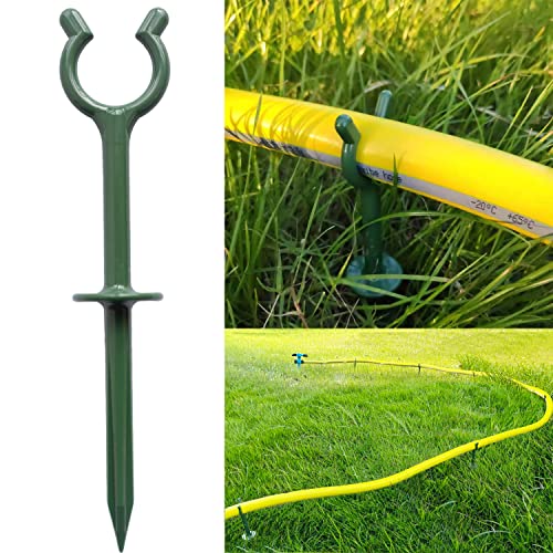 Garden Hose Holder Stake Set of 36 - Durable Plastic fits 3/4 inch Hose Guides for Lawn,Yard & Plant Care, Soaker Hose Support, Kink-Free Watering (Fits 3/4” Hoses) - size: Fit in 3/4'' Hoses, 36pcs