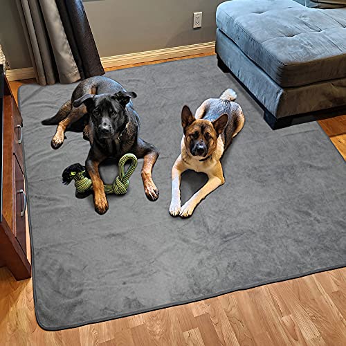 Dog Pee Pad Washable Extra Large, 72x72 Instant Absorb Training Pads, Non-Slip Pet Playpen Mat Waterproof Reusable Floor Mat for Puppy, Senior Dog Whelping Incontinence Housebreaking - size: 72"x72"