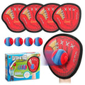 DISHIO Toss and Catch Ball Game Outdoor, Yard Games Beach Toys Pool Toddler Baseball Glove & Catch Ball Toys - color: Red, Blue