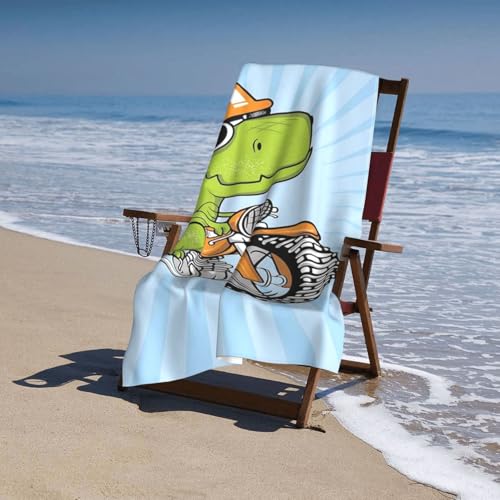 Cute Dinosaur Beach Towel for Kids/Boys/Toddler/Baby, Personalized Microfiber Beach Towels Bulk, Quick Dry Beach Towel for Pool, Lightweight Bath Towels Oversized Clearance 30"x 60" - color: Dinosaur1, size: 30"x 60"