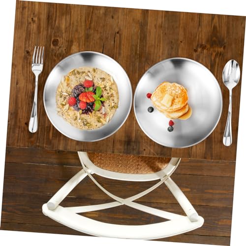 Abaodam 1Set Portable Camping Cutlery Set Stainless Steel Utensil Kit for Picnic Outdoor Dining Compact Storage Bag Lightweight Easy to Carry for Backpacking