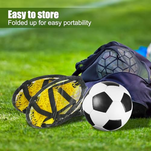 Football Target Net, Easy to Attach and Detach Soccer Goal Net for Goal Training and Accuracy Practice - color: 2 Pcs