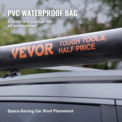VEVOR 270 Degree Awning, Ultimate Sun Protection Vehicle Awning, Waterproof UV50+ Car Side Awnings with Carry Bag, All-Weather Free-Standing Overland Awnings Car Shelter for SUV Van Truck Camping - color: Khaki 270° 15.4*8.2ft Car Awning