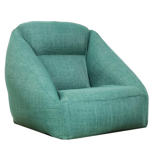 Inflatable Sofa Chair Portable Air Couch Camping Lounger with Air Pump for Home Outdoor Camping Travel (Dark Green) - color: Dark Green