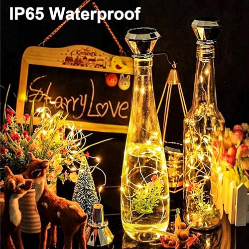 4 Pack Battery Operated Fairy Lights 16.4 Ft 50 LED Christmas Fairy Lights with Auto Timer 8 Modes, Waterproof Silver Wire Battery Twinkle Lights for Wedding Christmas Decor (Warm White) - color: Warm White-Silver Wire