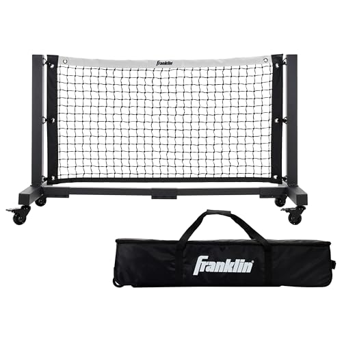Franklin Sports Dink Pickleball Net - Portable 5' Foot Outdoor Pickleball Net for Regulation Court - Portable Aluminum Construction + Carry Bag for Driveway, Backyard + More
