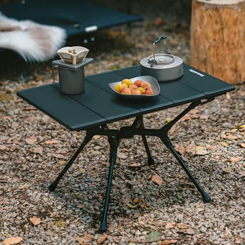 Naturehike YL01 Portable Camping Table, Lightweight Folding Backpacking Table for Hiking, Tailgating, Picnics, Beach, Travel