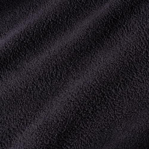 Berkshire Blanket Microfleece Queen Size Bed Blanket Black,Lightweight Soft Breathable Plush Micro Fleece Blanket for Bed Couch Sofa,90x90 Inches - color: Black, size: Full/Queen