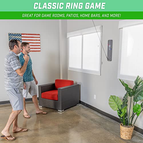 GoSports Hook 21 Ceiling Mount Ring Swing Game - Choose Your Color - Play Indoors or Outdoors - color: Gray