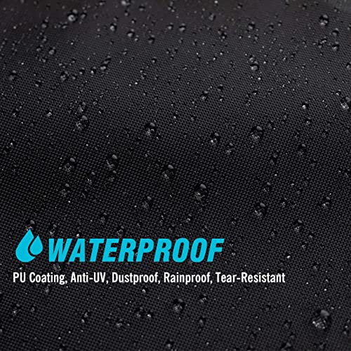 Velway Patio Table Cover Rectangle Waterproof Patio Furniture Cover for Outdoor Table and Chairs 84”Lx52”Wx29”H Oxford Tear-Resistant Wind Dust Proof Paito Furniture Covers