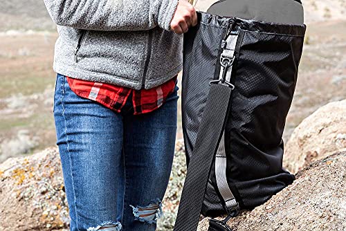 Mambe Extreme Weather Outdoor Blanket - Charcoal, Large - 100% Waterproof and Windproof, Soft Warm Polarfleece with Durable Nylon Shell, Use at Sporting Events, Camping, Picnics, Emergency. - color: Charcoal