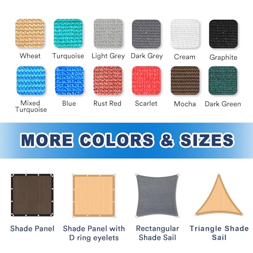 VICLLAX 90% Shade Fabric Sun Shade Cloth with Reinforced Grommets, Outdoor Sun Screen Fabric for Outdoor Patio Garden Pergola Cover Canopy 3x8 FT, Dark Grey