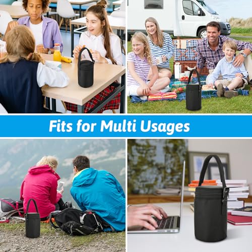 Cosmos Mini Food Jar Carry Pouch - Mini Lunch Bag Snack Bag Compatible with Thermos 10 Oz Insulated Jar, Fits also for Mason Jar 16 Oz Glass Container for Office Commute, Picnic, Camping, Parenting