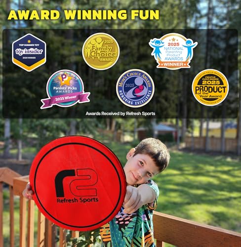 Soft Flying Disc for Kids: Easy To Use Beach Disc - Durable Design Floats On Water! Beach Toys, Pool Toys & Frisbbee for Adults Outdoor Fun Pool Toy - Boy Gifts & Girls Ages 5 6 7 8 9 10 11 12 13 14 - color: Red