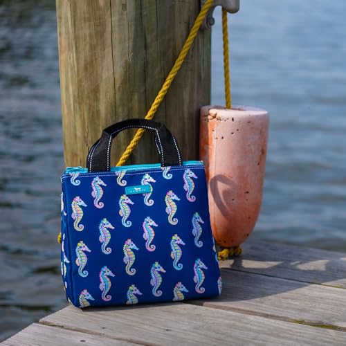 SCOUT Eloise Lunch Bag - Lightweight Insulated Soft Lunch Box, Opens Wide, Zips Closed, Interior Pocket, for Women, Work, Beach, Travel, Pool & Picnic - color: Fall in Line