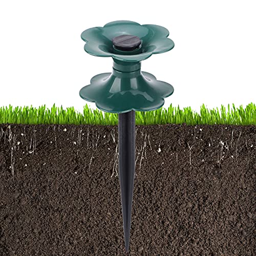 Hose Guide Spikes, 3 Pack Garden Hose Guide Holder Spike Stake Long Plastic Spike Plant Saver Tool Water Hoses Spike for Plant Protection Yard Garden