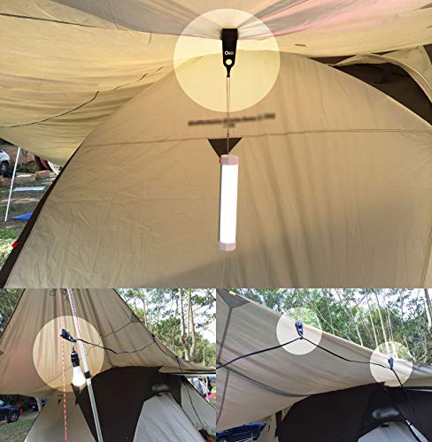 ORXPLUS TOOLS 4pcs Thumb Screw Tarp Clips with Hook, Tent Clamps, Awning Clamp Set for Camping Canopies, Car Cover, Winter Boat, Pool, Sun Shade - size: Tarp Clips with Hook & 1 Eyelet 4pcs