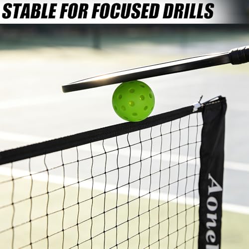 Aoneky Mini Portable Tennis Net for Driveway - Kids Soccer Tennis Net - Pickleball Net - size: 10 Feet