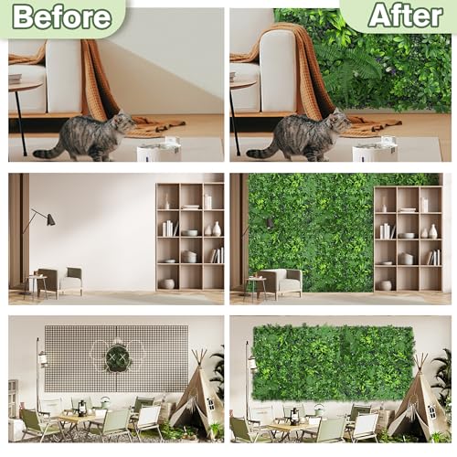 Artificial Green Boxwood Grass Wall Roll: 72"x128"(64 SQFT) UV Protected Ivy Privacy Hedge Fence Screen for Chain Link Fences Panel Indoor,Outdoor Patio Balcony & Garden - color: 3d Style 3, size: 72"x128"
