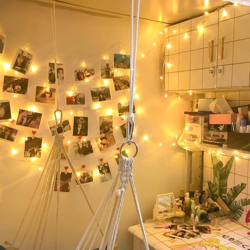 String Lights Indoor Bedroom, 33FT 100 LED Fairy String Lights Outdoor Waterproof, 8 Modes Memory Twinkle Christmas Light Plug in for Classroom Dorm Patio Tree Garden Decor(Warm White) - color: Warm White, size: 100LED