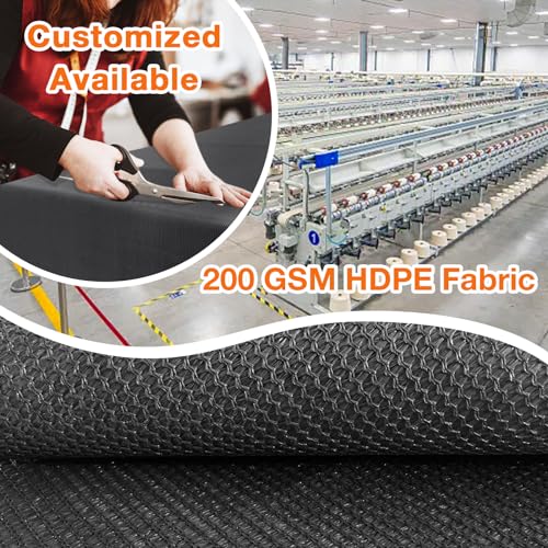 Artpuch Outdoor Pergola Shade Cover 4x4 FT Sun Shade Cloth with Grommets Dark Grey Commercial Grade Patio Privacy Screen Shade Canopy (Customized Available) GN04 - color: Dark Grey, size: 4' X 4' Customized