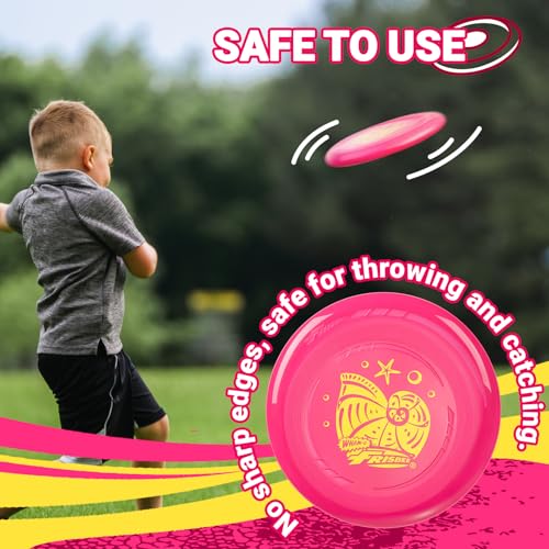 Frisbee Go Flying Disc, 9 Inch Lightweight Sports Disc for Beginners Outdoor Beach Backyard Lawn Park Camping Family Activity Game - 70g - color: V3