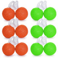 KH Ladderball Balls Set Replacement Balls Ladder Toss Game Balls Soft Golf Balls Safe for Kids(6 Pack) - color: Orange,green