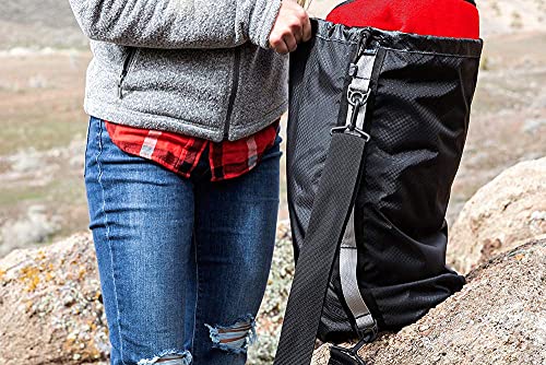 Mambe Extreme Weather Outdoor Blanket - Red, Large - 100% Waterproof and Windproof, Soft Warm Polarfleece with Durable Nylon Shell, Use at Sporting Events, Camping, Picnics, Emergency Blanket - color: Red